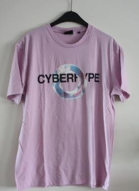 Roos tshirt met opdruk  maat m