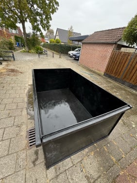 HDPE vijverbak incl bijbehorende vijverranden