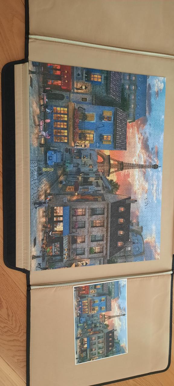 4 puzzels van 1000 stukjes