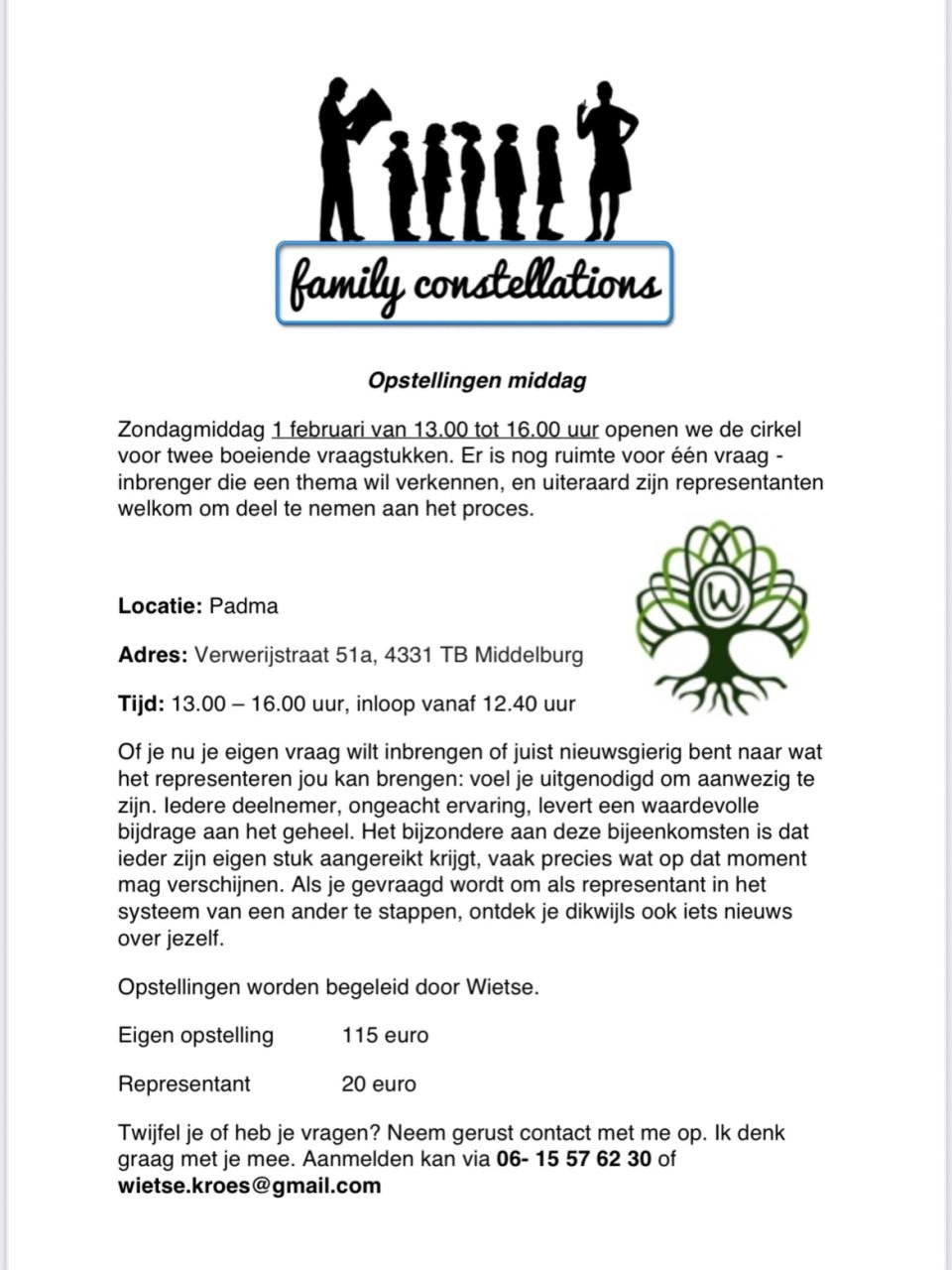 Workshop Familie Opstellingen