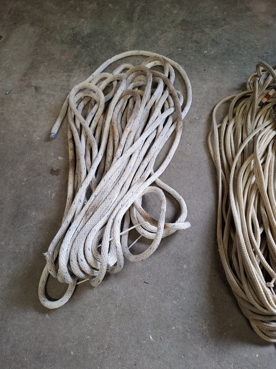 Dynema ankertouw 10 mm ruim 100 m nieuw