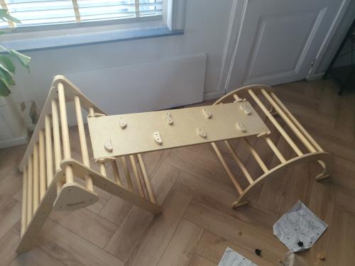 Oemmie klimboog houten klimrek Montessori | zo goed als nieuw