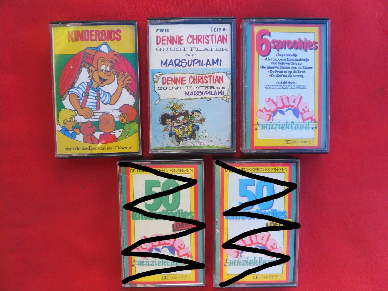 CD`S EN CASSETTEBANDJES