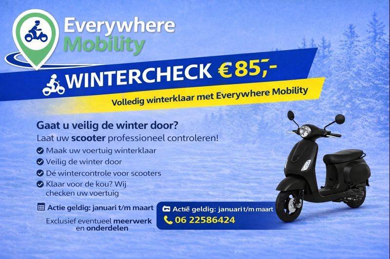 Everywhere  Mobility  Actie wintercontrole scooter
