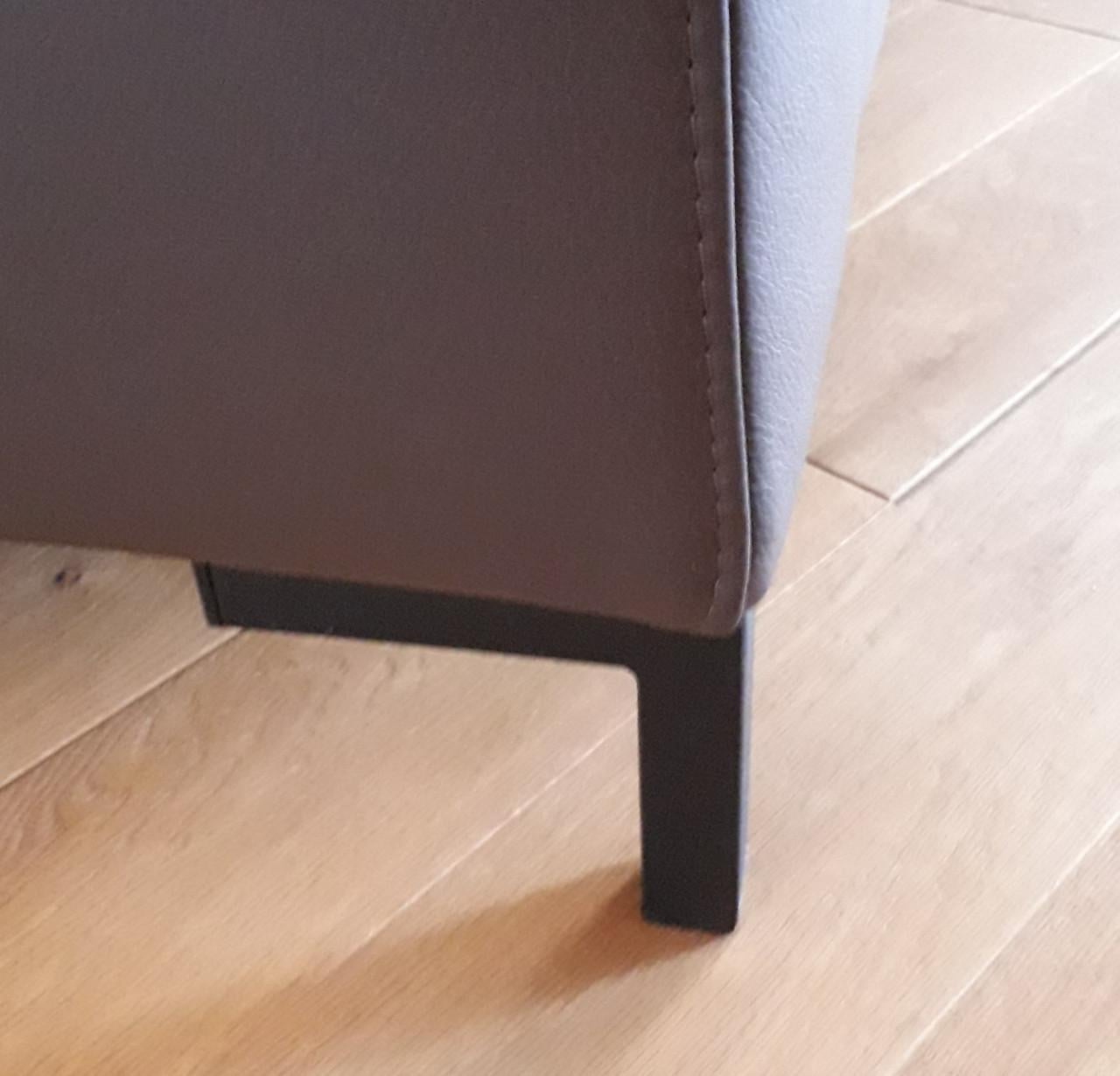 2,5 zits lederen bank