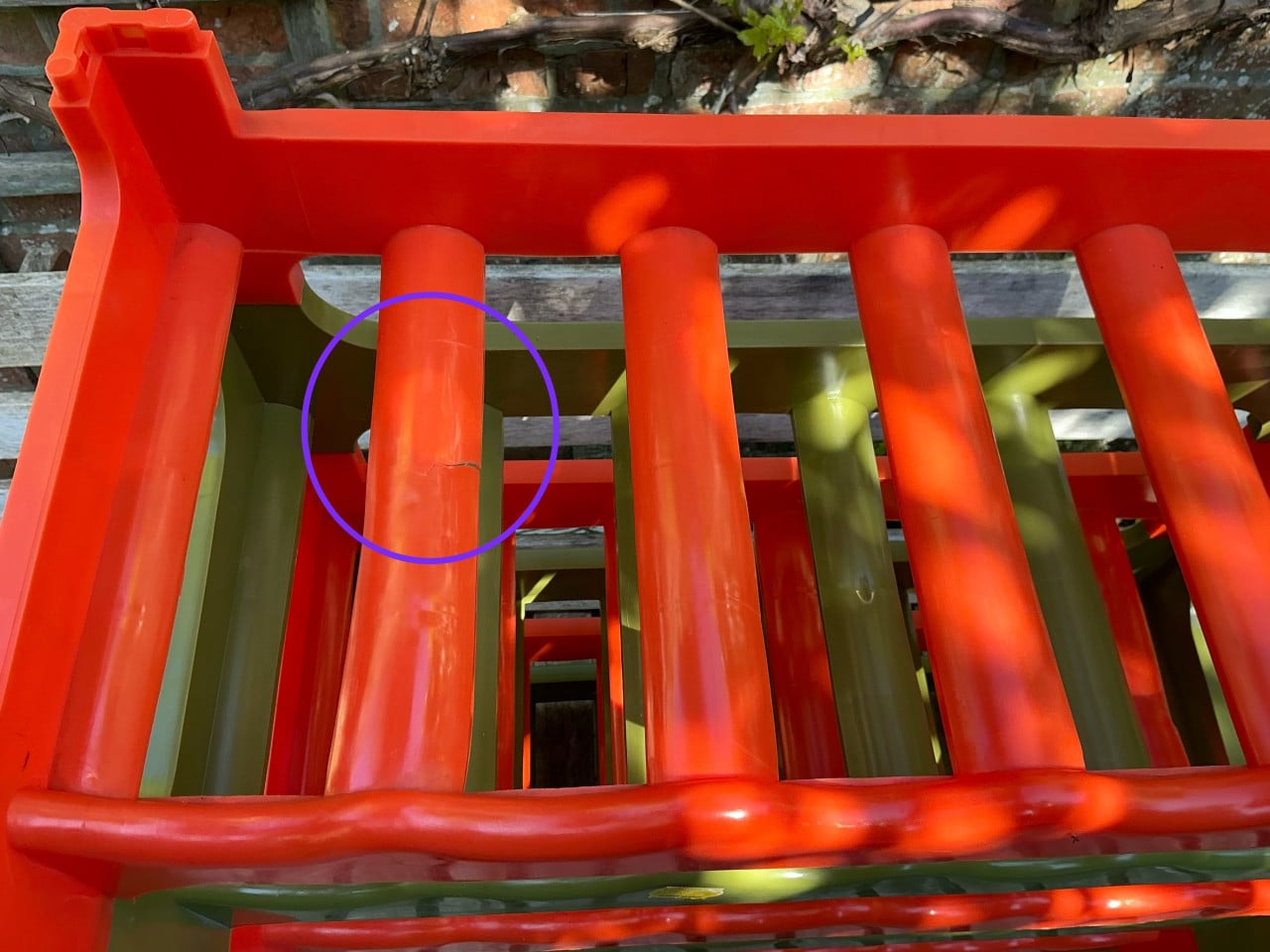 Vintage flessenrek jaren 70