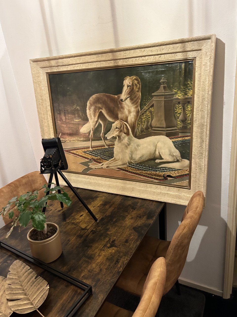 Te koop olieverf schilderij.