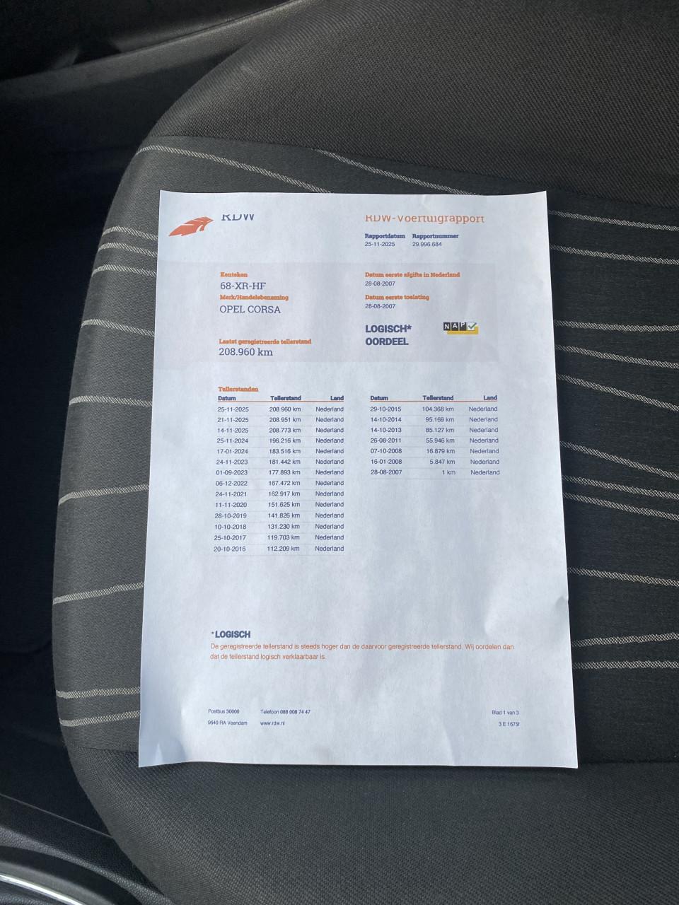 Opel Corsa 1.2 16V 5D WR 2007 Grijs | NAP | NIEUWE APK!