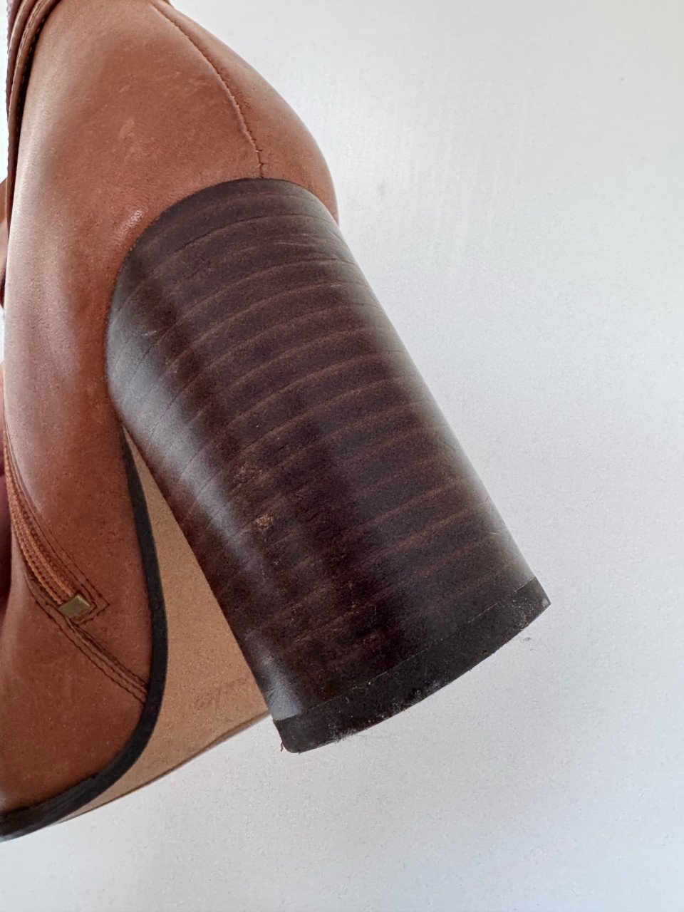 Bruine enkellaarsjes met hak van Clarks in maat 41 (7)