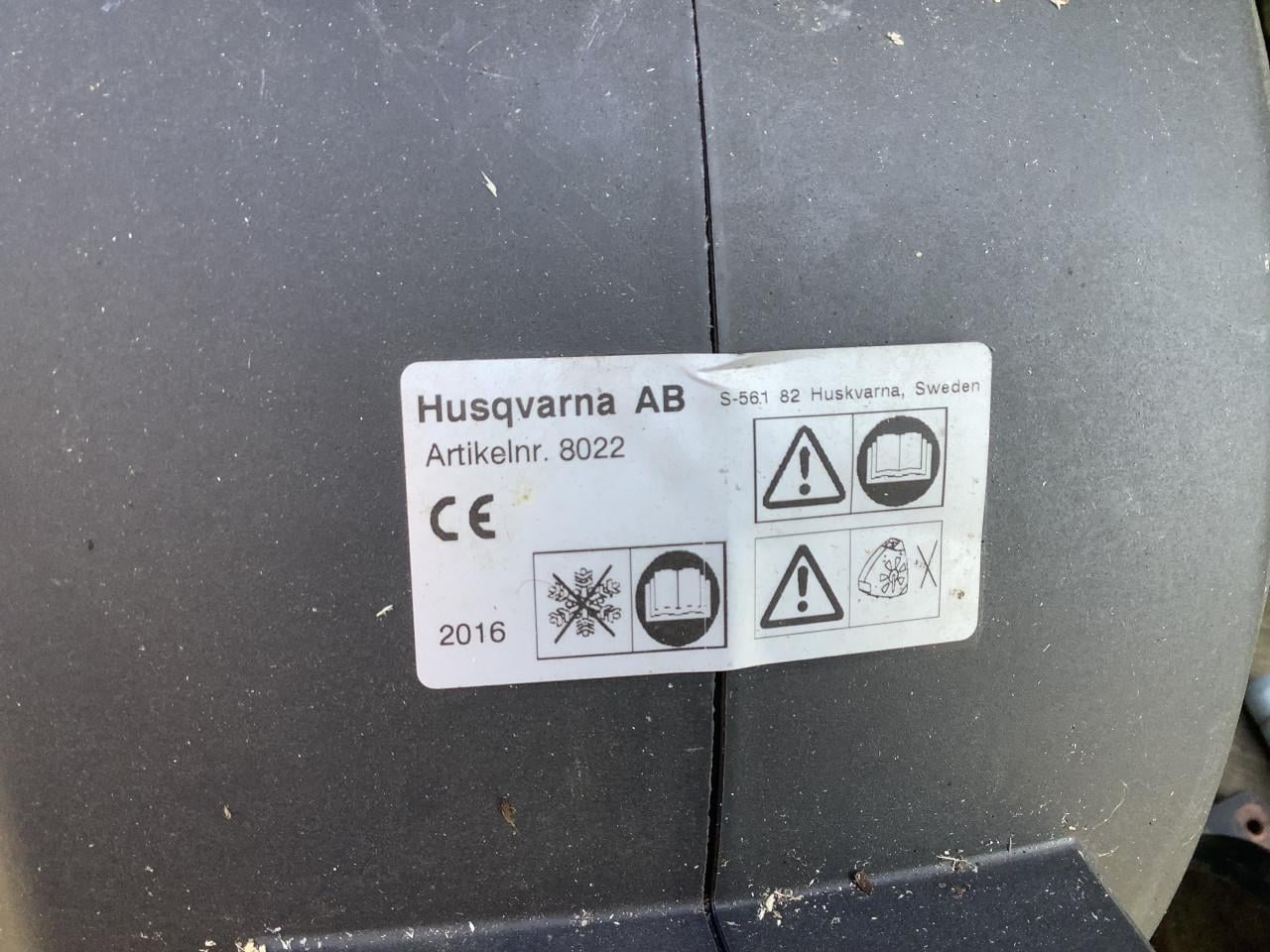 Wandskangbox Slanghaspel Gardena/Husqvarna met 15 meter slang.