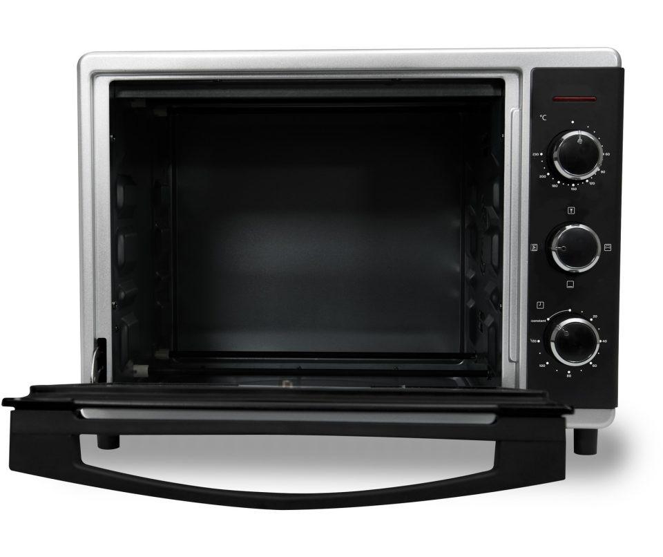 Nieuwe Inventum OV305CS vrijstaande heteluch oven met kip draaispit
