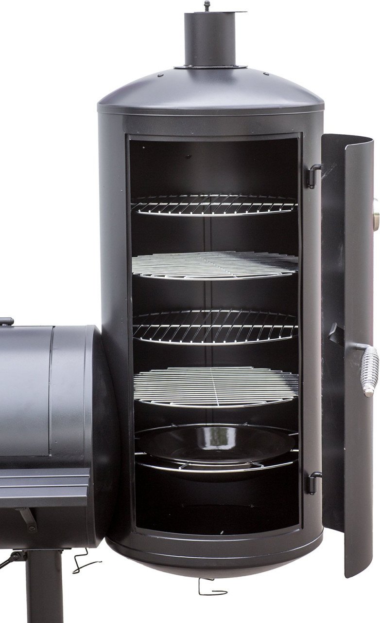El Fuego Kiona houtskoolgrill, off-set en verticale smoker