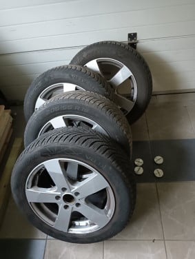 Velgen met winterbanden peugeot 308