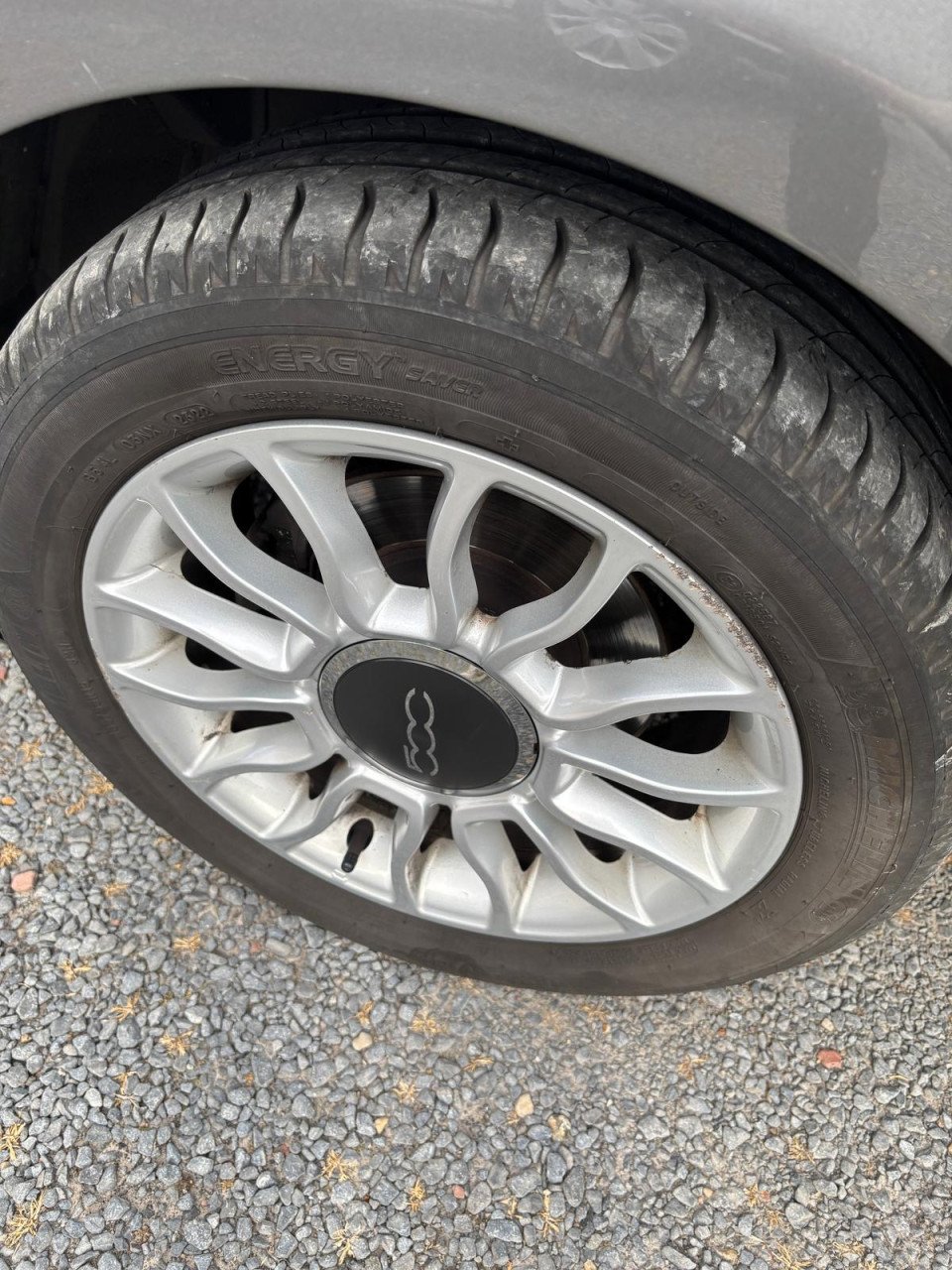 Fiat 500c grijs MOET NU WEG