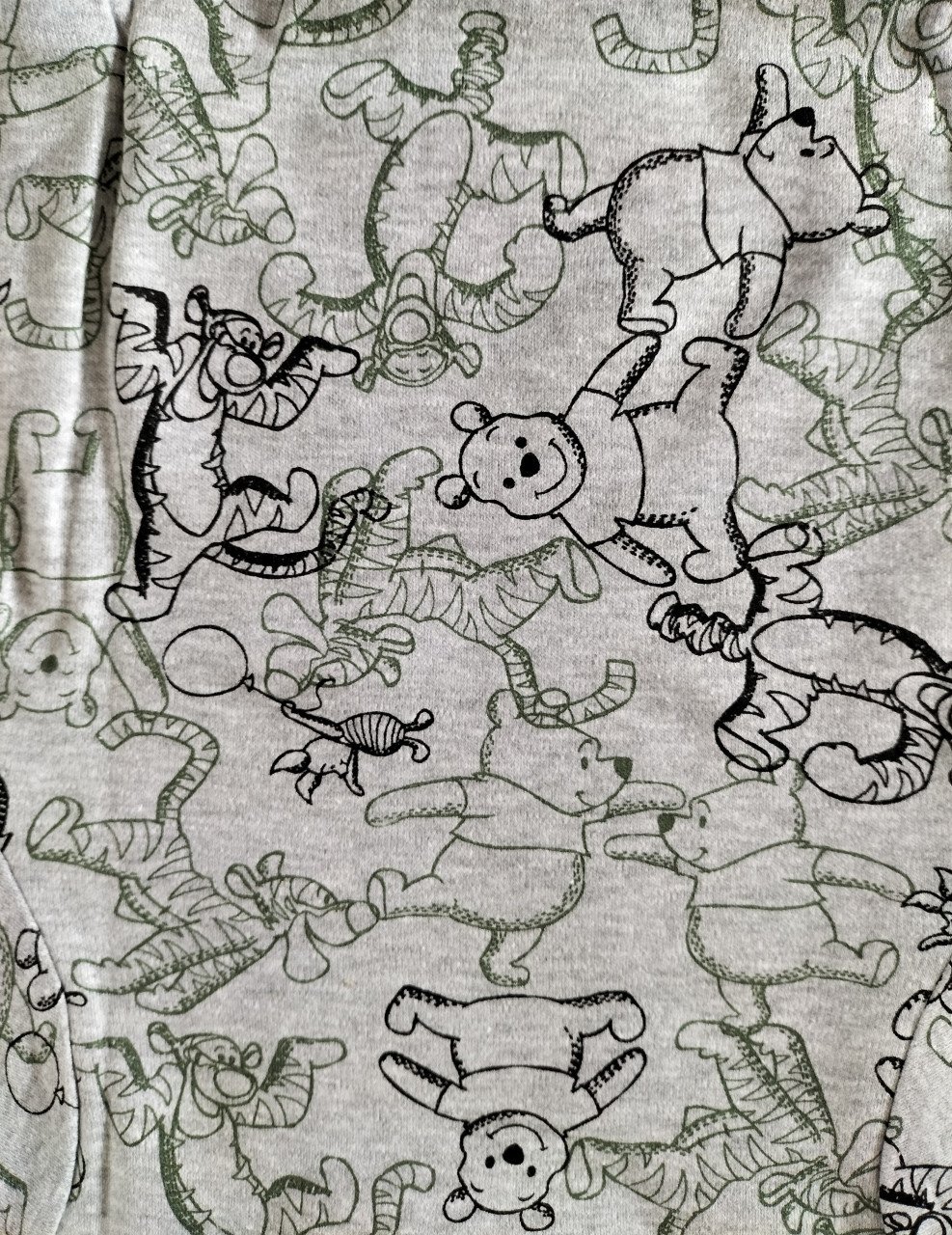 Disney romper Winnie the Pooh grijs maat 74/80