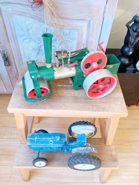 Model Tractor Stoomwals en Oude Ford