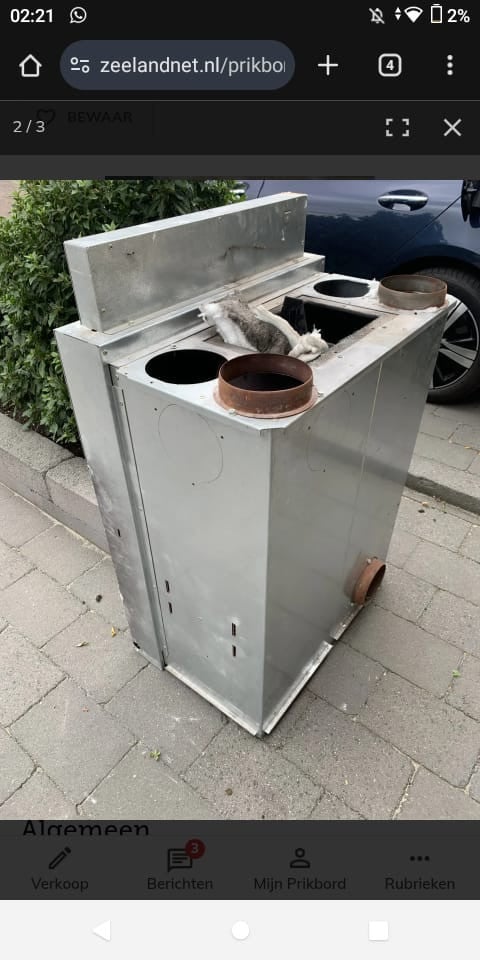 Inbouw houthaard