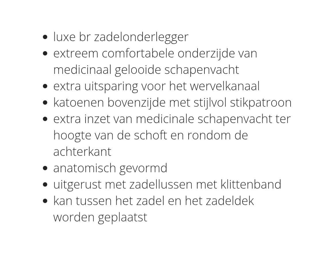 Dekjes BR onderlegger schapenwol full