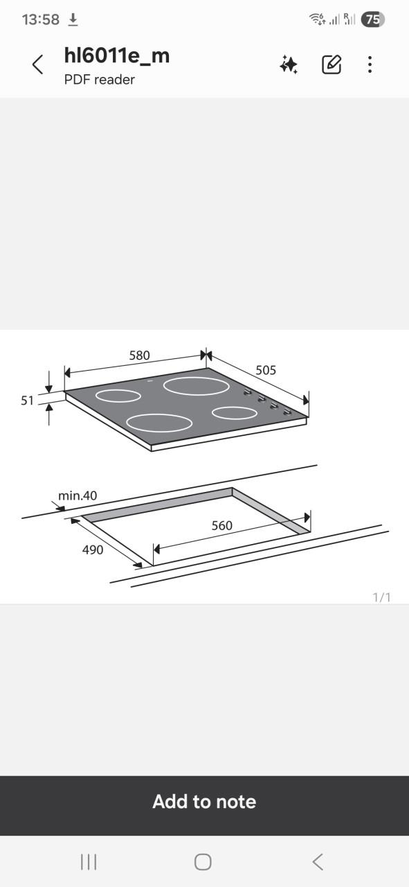 ATAG elektrische kookplaat, 4 zones, inbouw, 230V