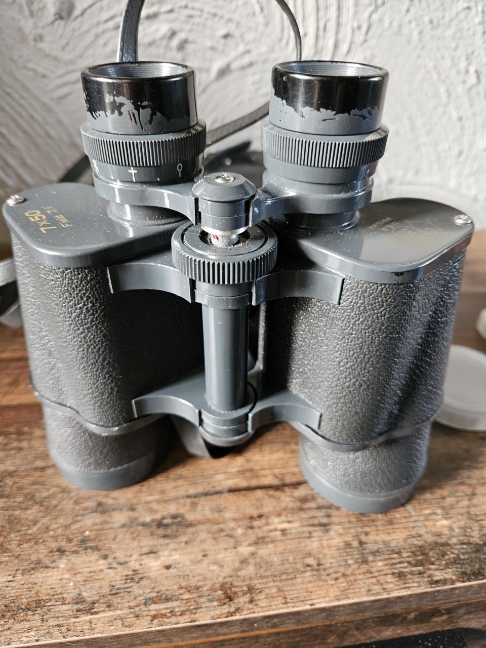 Prisma U.S.A vintage 7x50 Verrekijker met Tas, nette staat