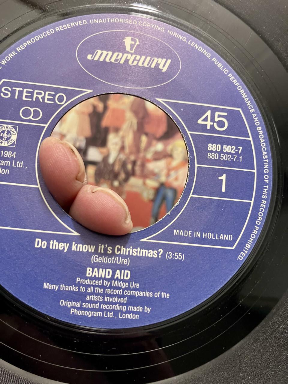 Vinyl single Do they know it’s christmas