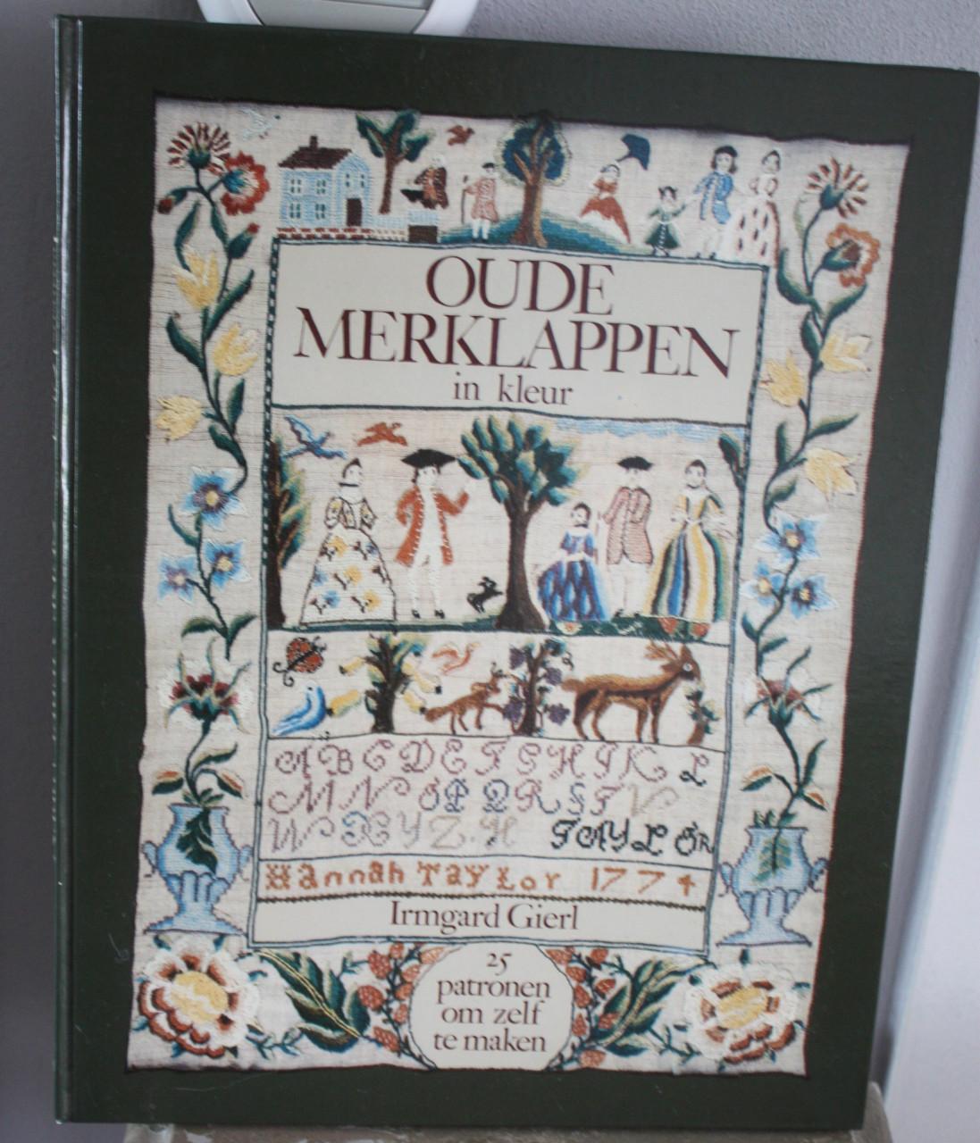 Boek oude merklappen in kleur