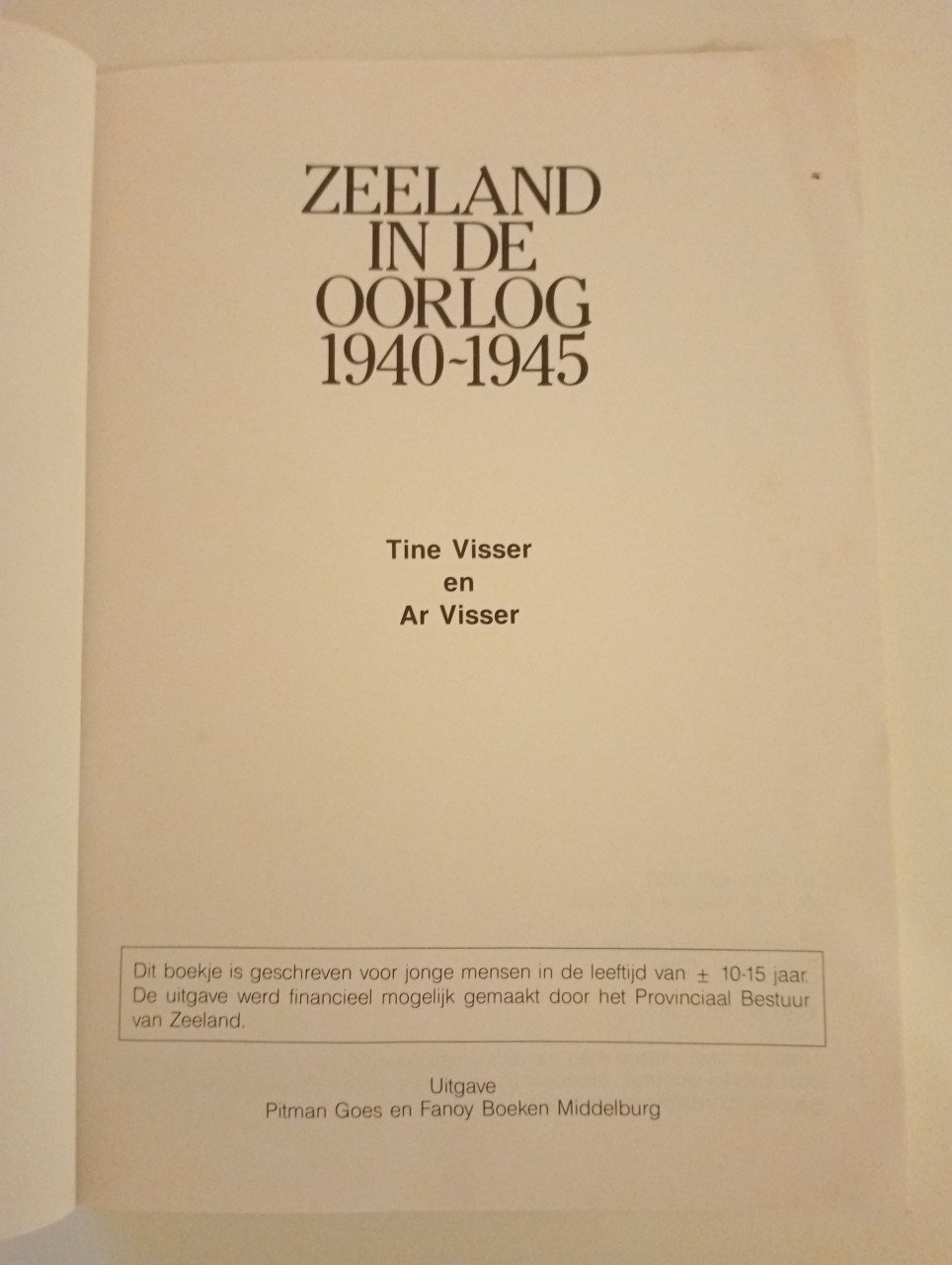 Zeeland in de oorlog 1940-1945