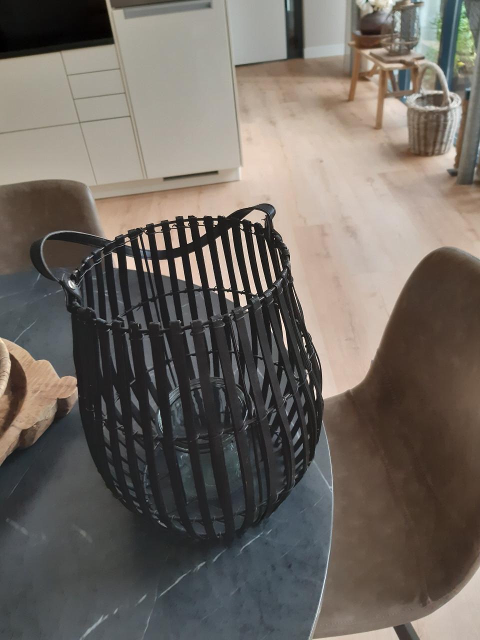 Windlicht kleur zwart