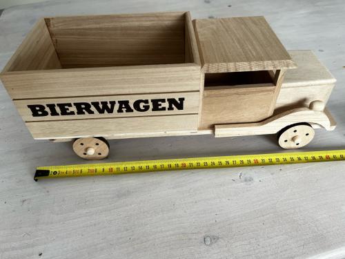 Houten bierwagen nieuw (cadeautip bierpakket)