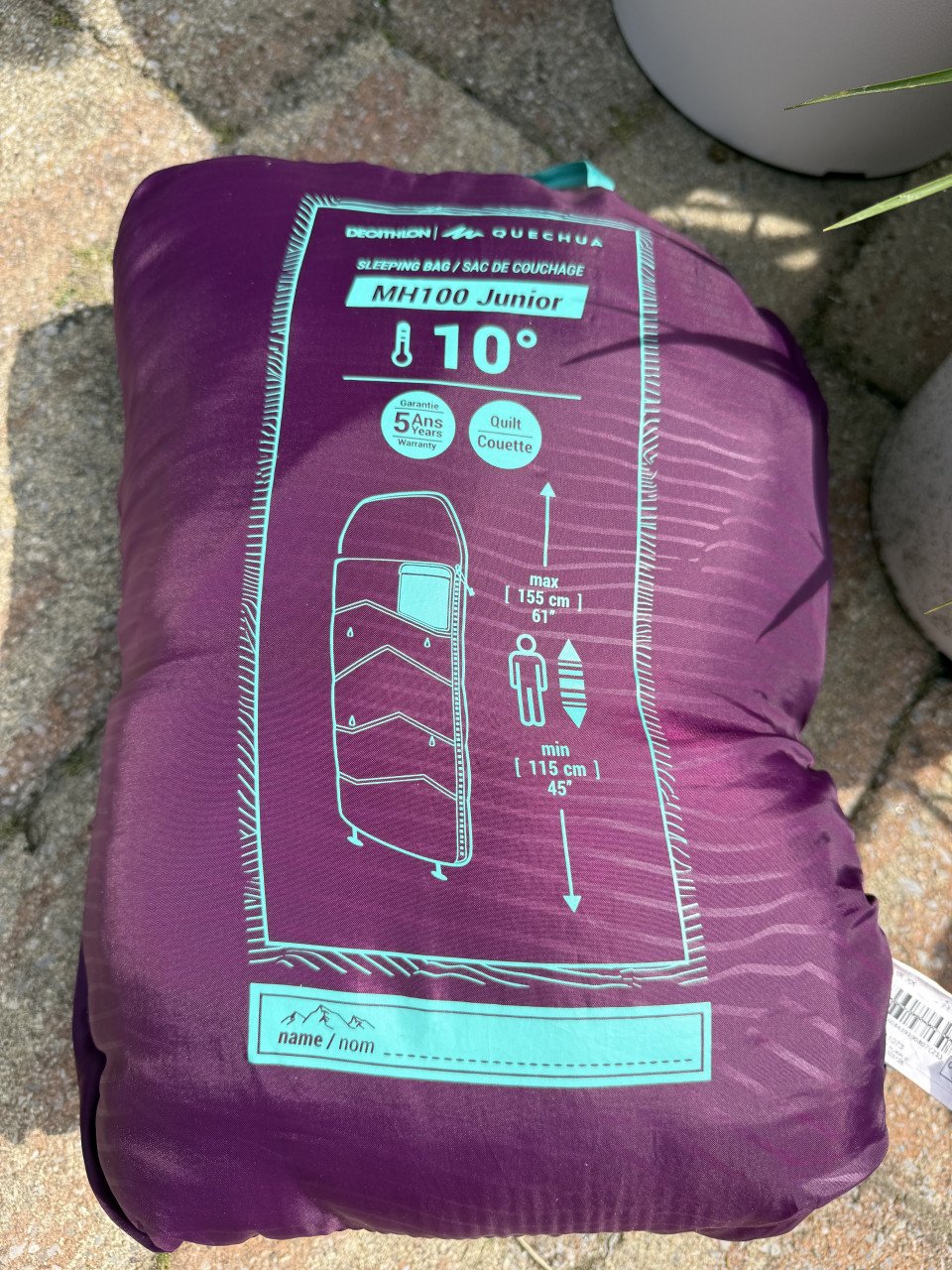 Decathlon Quechua slaapzak MH Junior 2 stuks