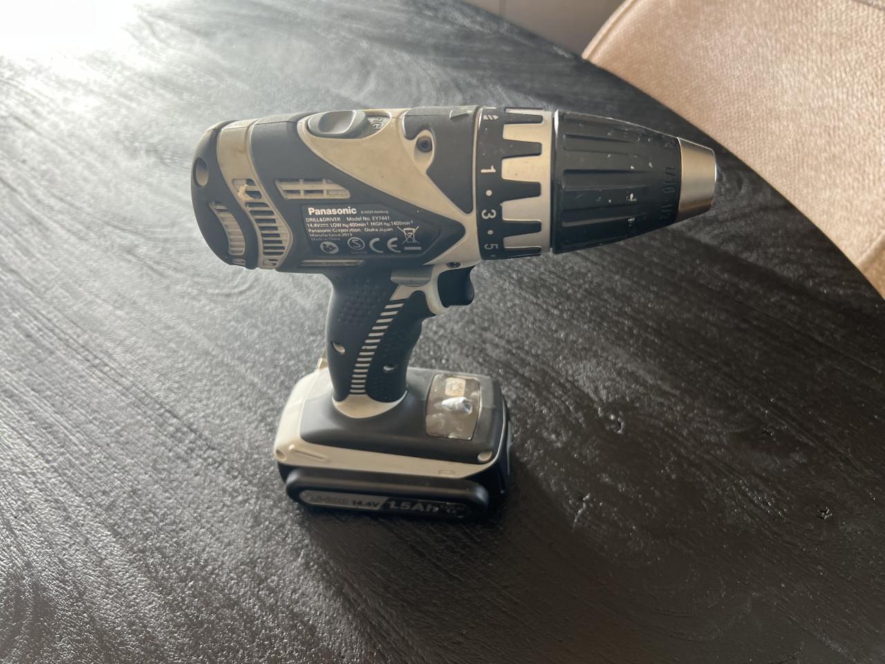 Panasonic accu boor machine geheel compleet