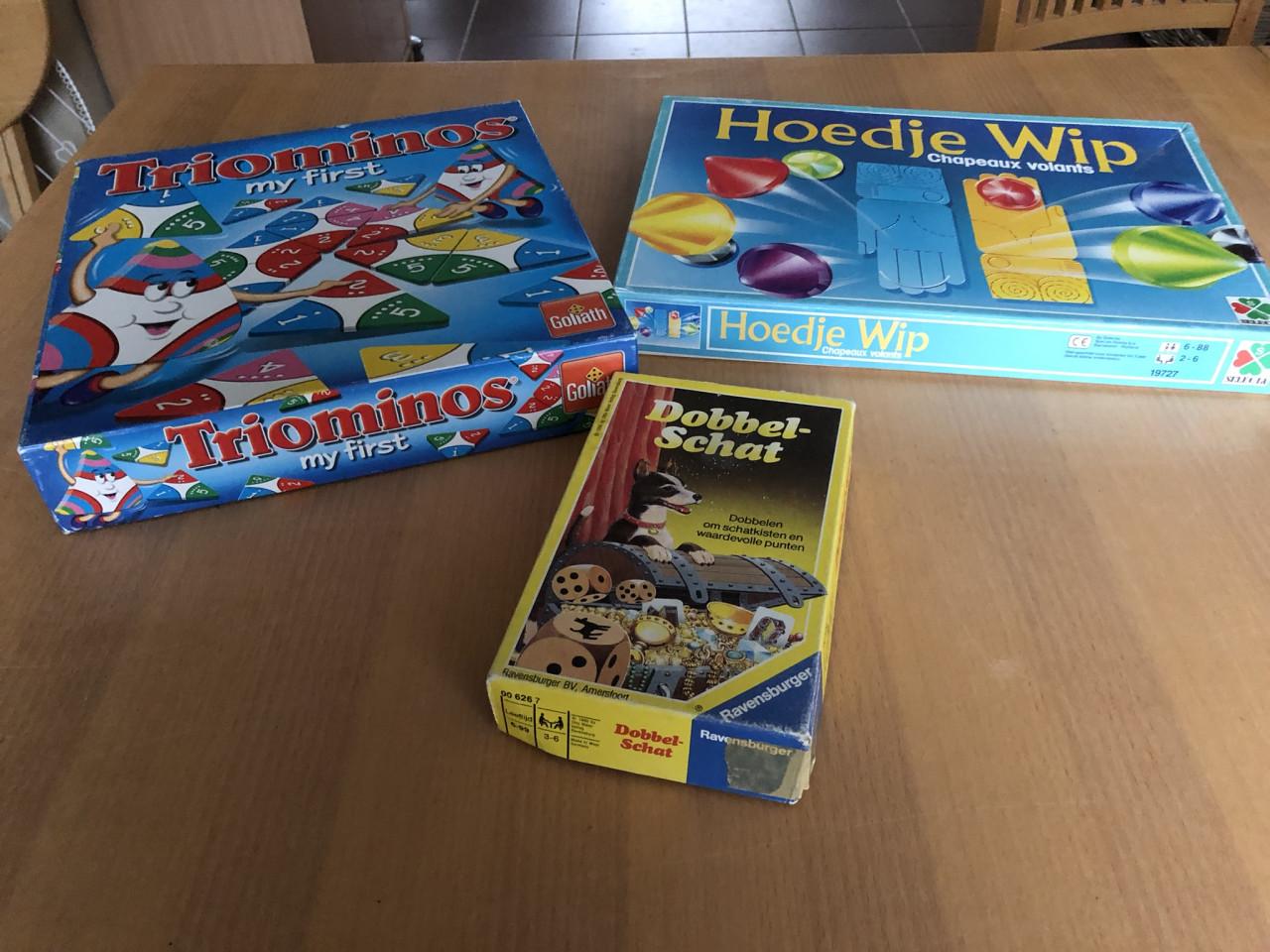 Te koop diverse spelen voor kinderen.(z.g.a.n.).