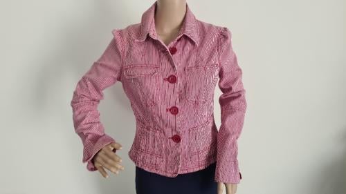 MARC JACOBS: Als nieuw rood-wit jasje maat 6