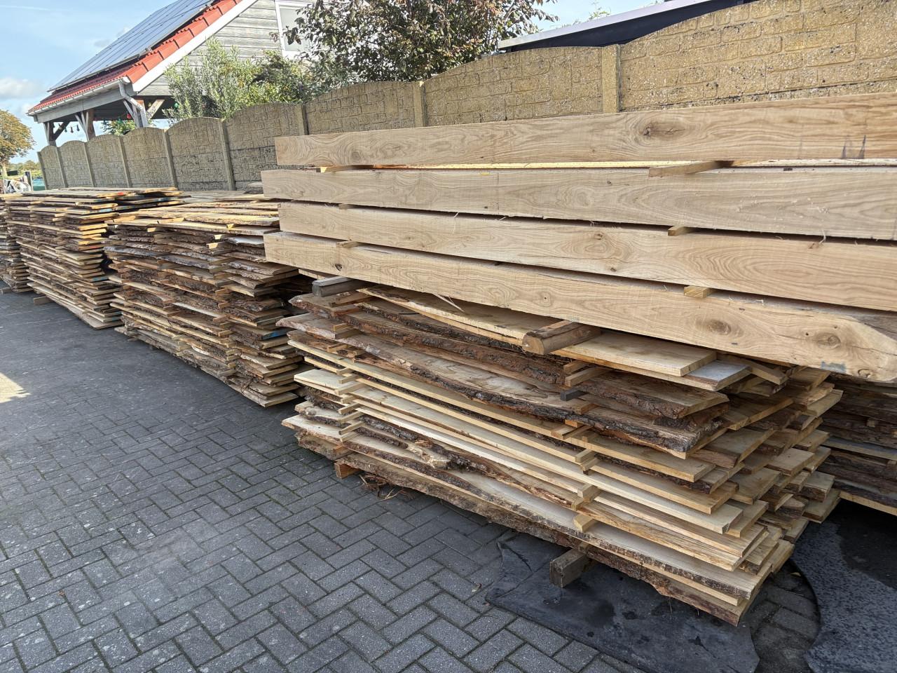 Nieuwe Eiken schaaldelen planken balken