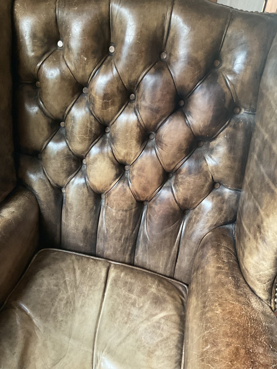 Chesterfield oorfauteuil