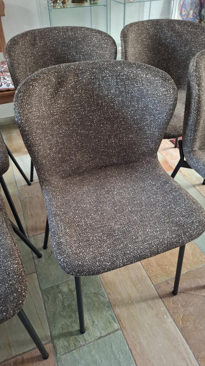 6x eetkamerstoel donker groen