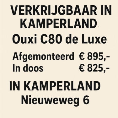VERKRIJGBAAR IN KAMPERLAND: Ouxi C80 de Luxe fatbike