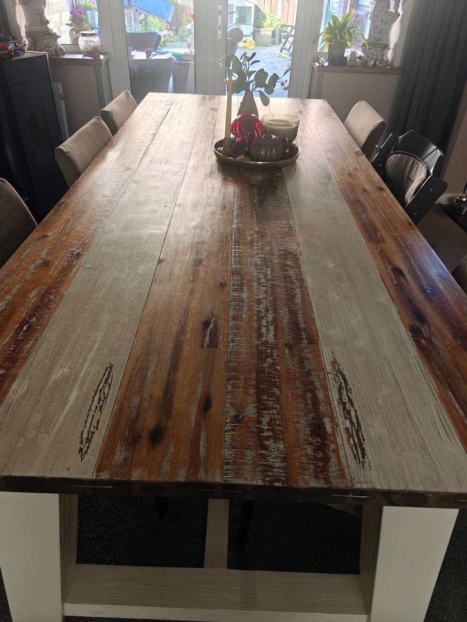 Landelijke eettafel