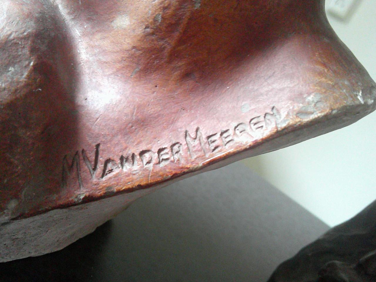 3 GESIGNEERDE WERKEN MAURICE VAN DER MEEREN,TIELT 1903-1983