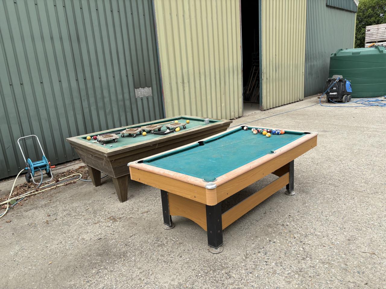 Pool tafel en biljard