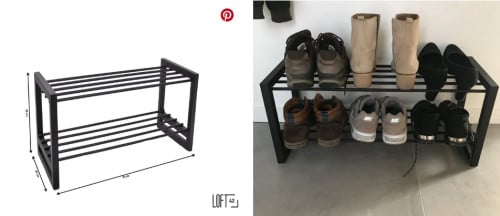 LOFT42 Hall Schoenenrek - Metaal - Zwart