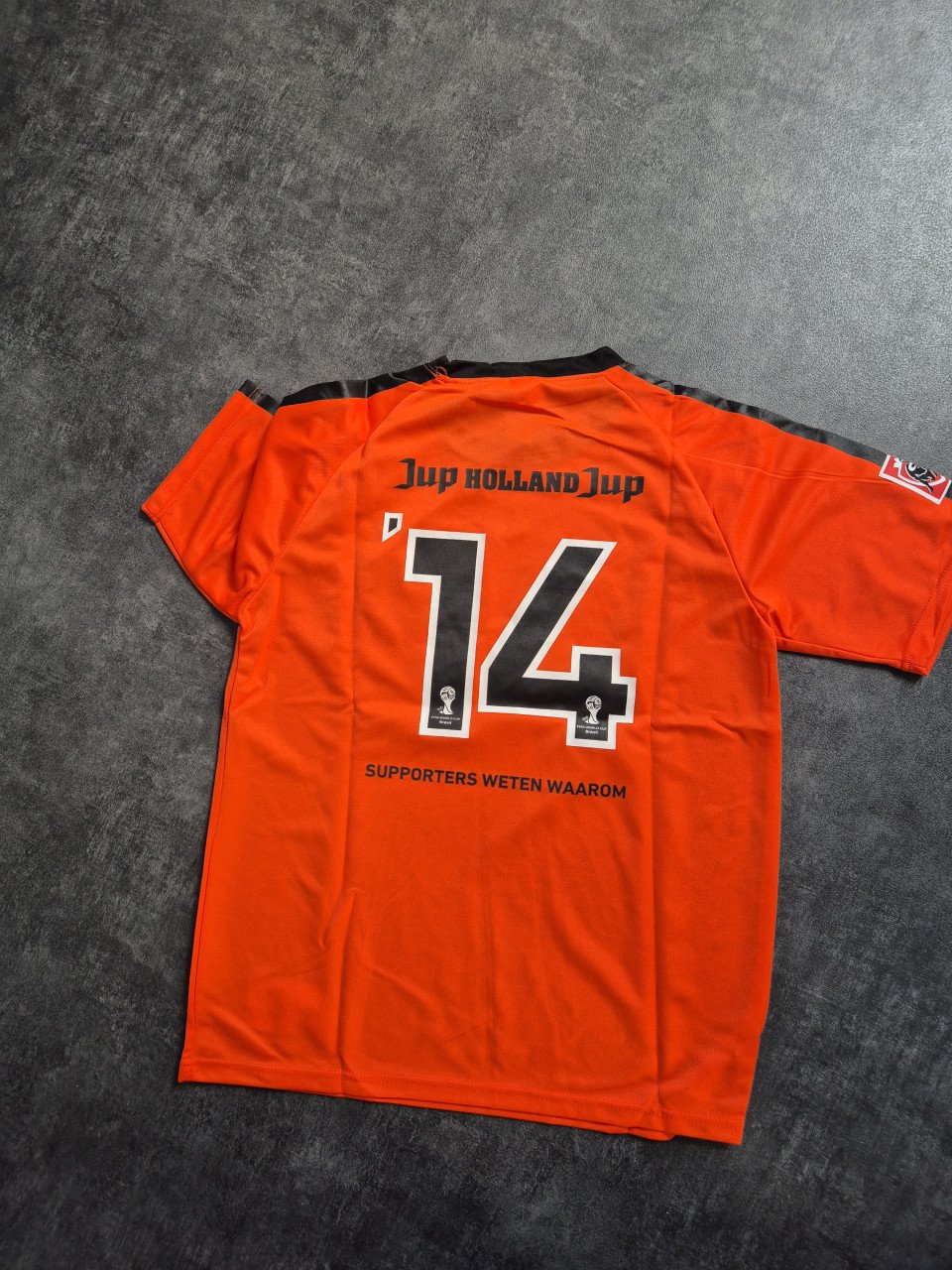 Oranje tshirt voetbal