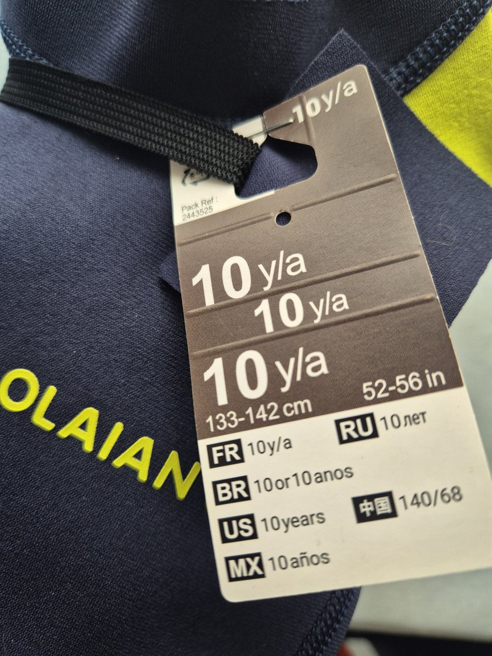 ZGAN Wetsuit kind maat 133-142