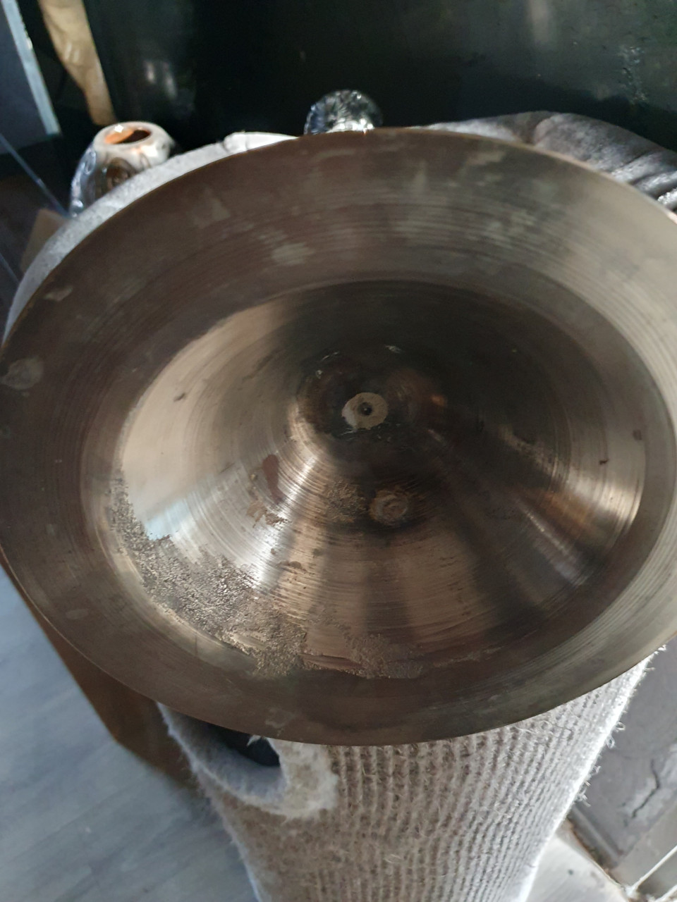 Prachtige heel grote vintage kandelaar heel zware kwaliteit...