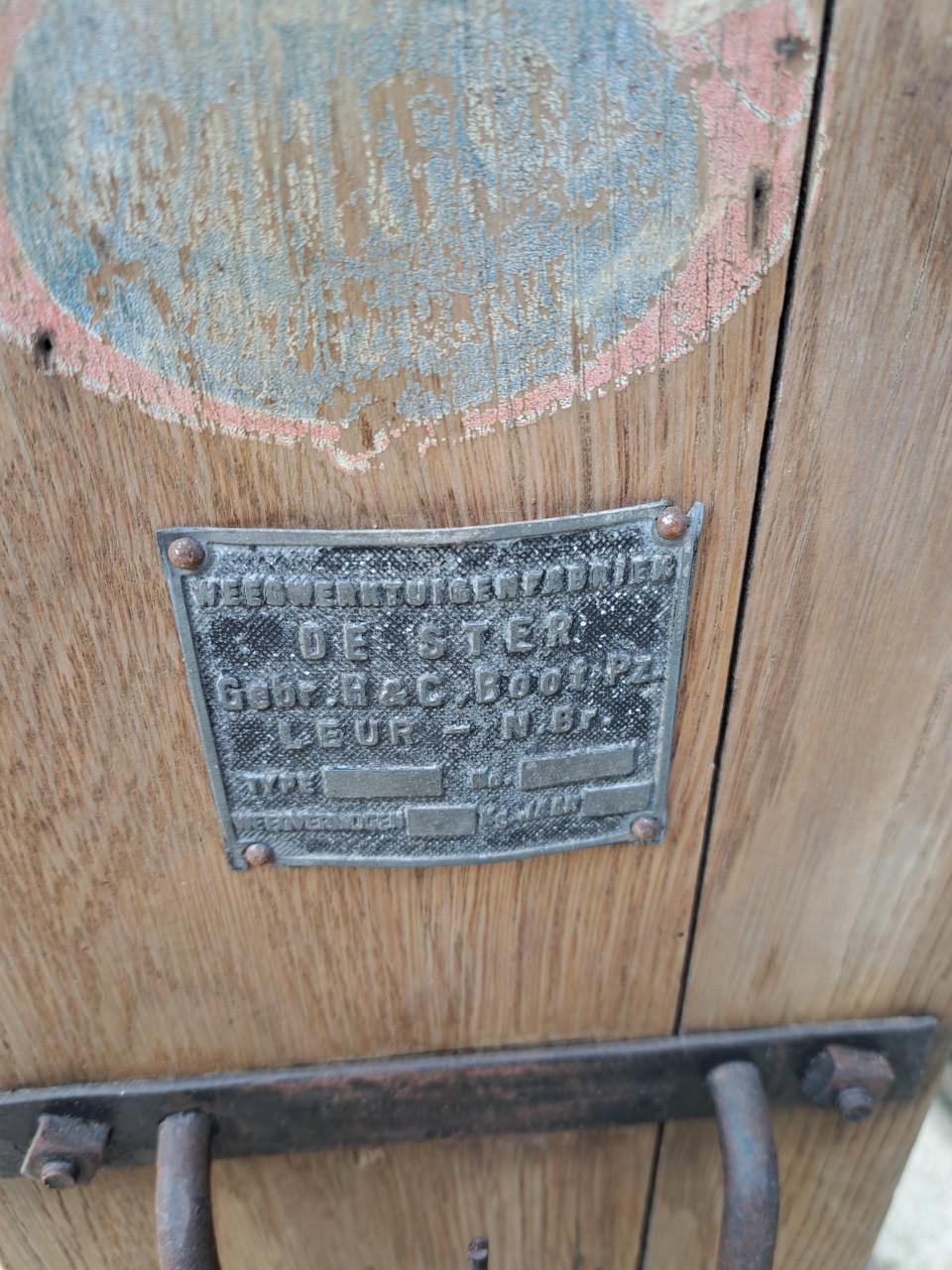 Eiken houten bascule