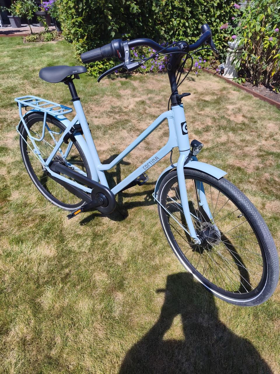 Cortina foss damesfiets modeljaar 2025 lichtblauw