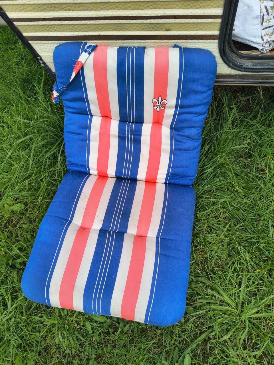 Tuinstoelkussens Blauw-wit-rood 5 stuks