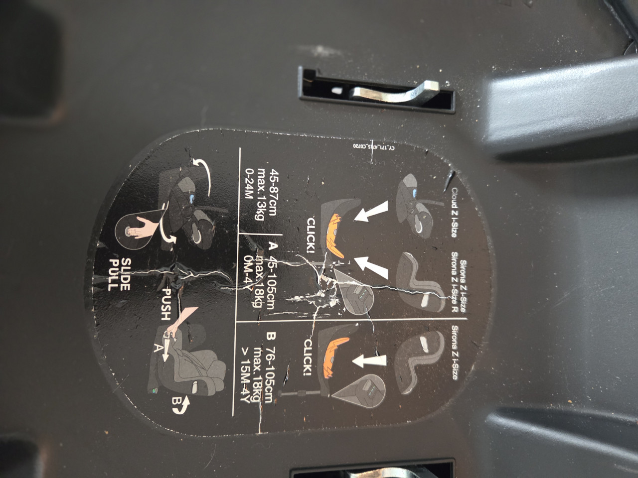 Cybex Z Base Black + Maxicosi en autostoel