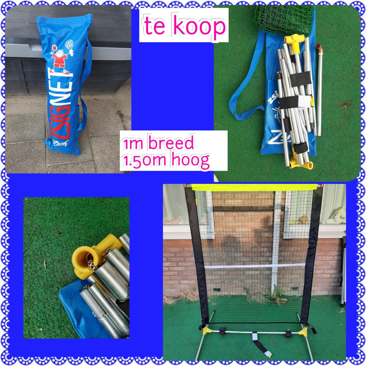 Rebound net voor tennis of ander bal spel