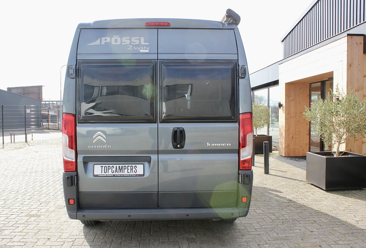 Pössl 2win plus (Vast bed, nieuwstaat, 1e eigenaar)